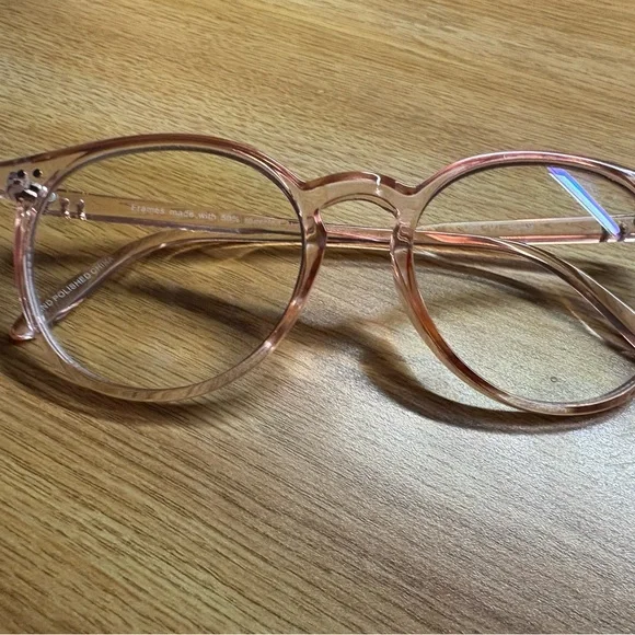 Stylish Pink blue light Glasses - Picture 2 of 2